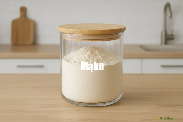 Naklejka na słoik mąka1 Naklejka na słoik mąka1