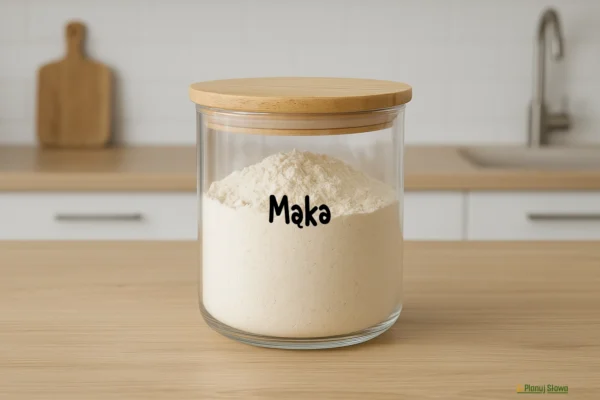 Naklejka na słoik mąka2 Naklejka na słoik mąka2