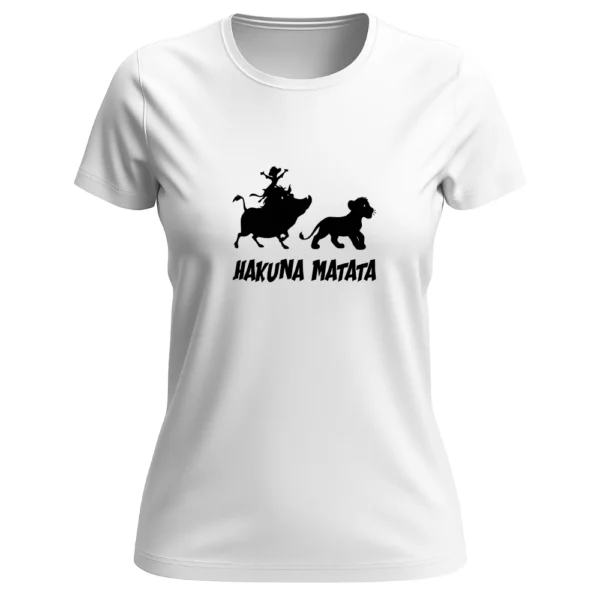 T-shirt-damski-white-hakuna-matata_1x1 T-shirt-damski-white-hakuna-matata_1x1
