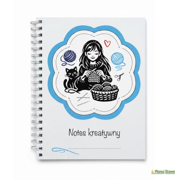 Notes kreatywny dla dziewiarki
