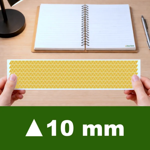 Naklejki trójkąty 10 mm