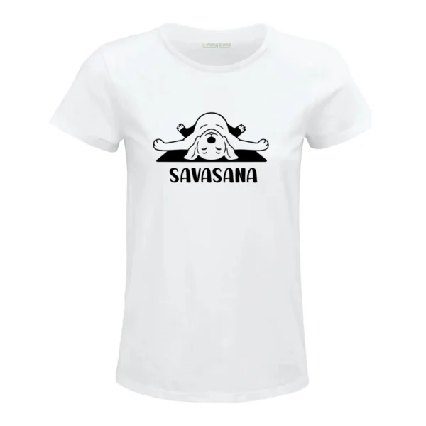 T-shirt Savasana labrador