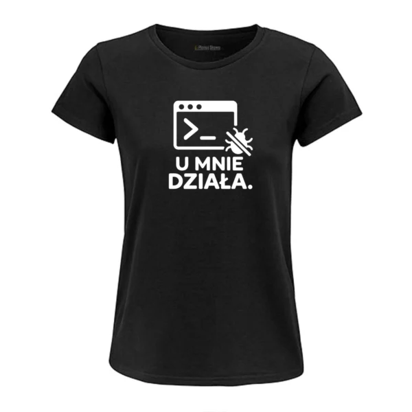 damska-black-u-mnie-dziala t-shirt u mnie działa