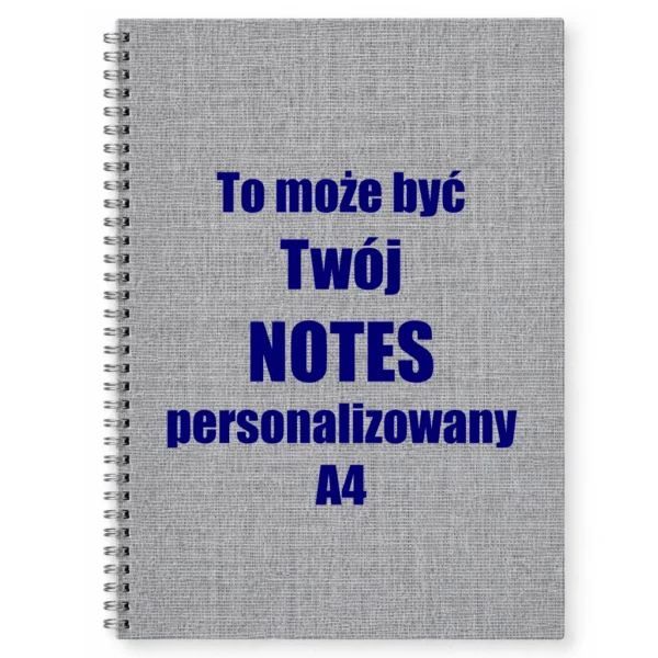 notes personalizowany A4